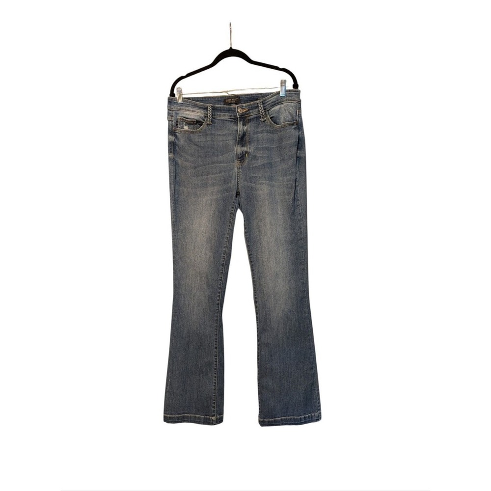 Eddie Bauer Women's Y2K Barley Boot Cut Jeans in Dark Blue Denim